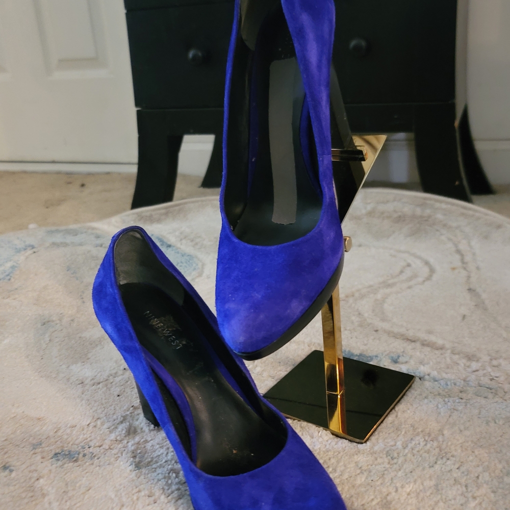Nine West Blue Stiletto Heels